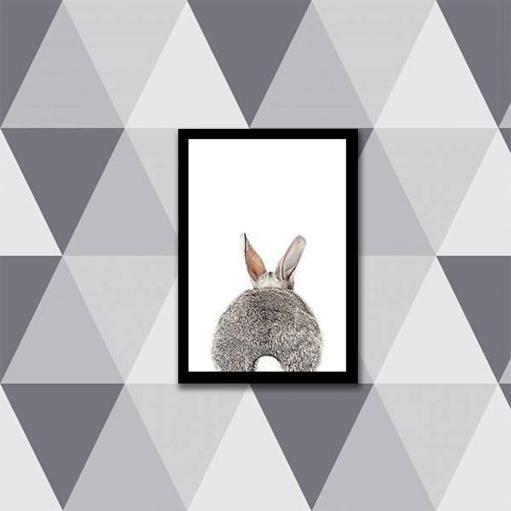Quadro Traseira Coelhinho 24X18Cm