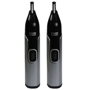 Aparador de nariz Philips Norelco 5000 NT5600/62 preto/prata x2