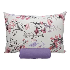 Jogo De Cama Solteiro Portallar Malha 100% Algodão Londres 2 Peças Violeta