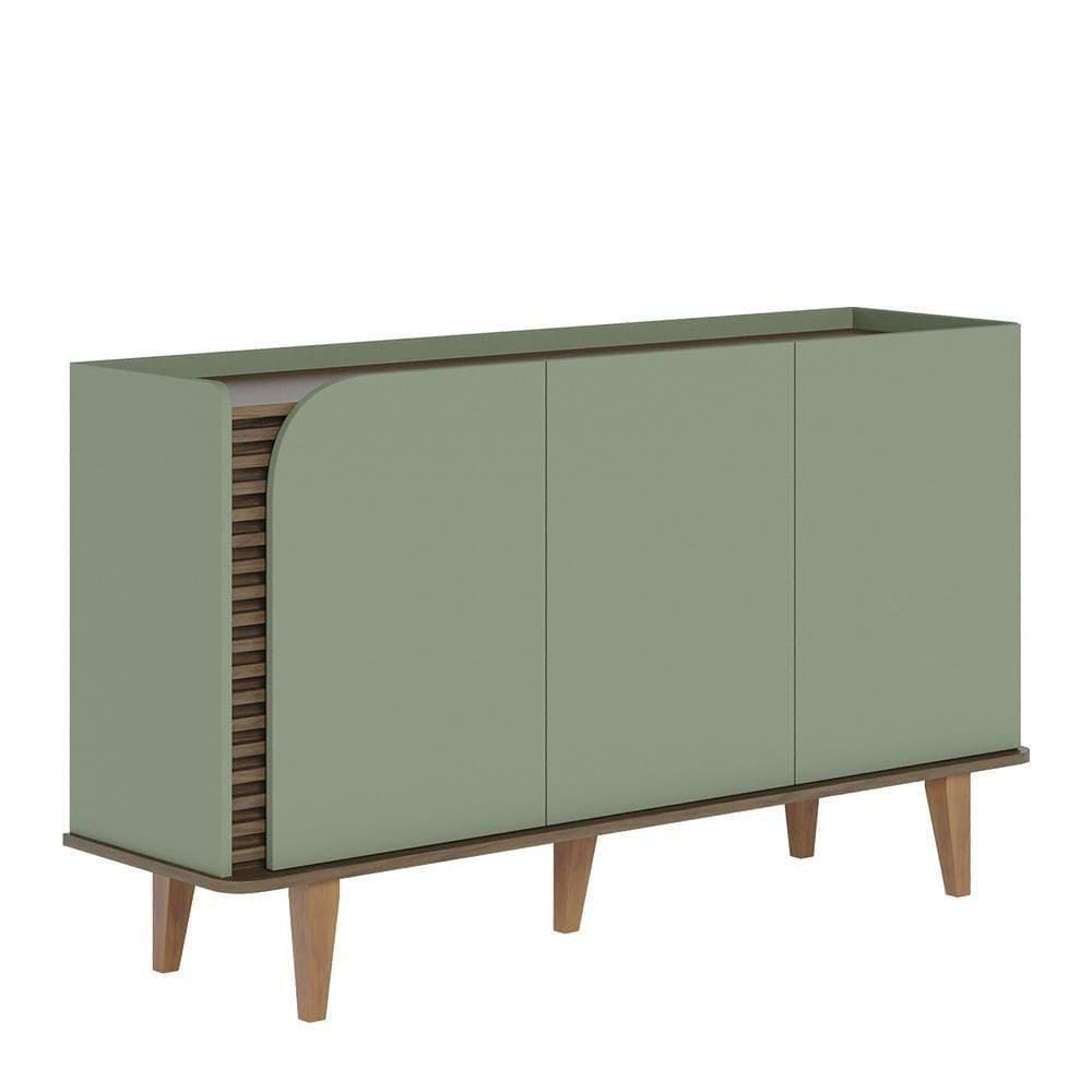 Buffet Aparador Jurerê 3 Portas Hortelã-amêndoa - Colibri Hortelã-amêndoa