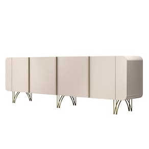Balcão Buffet Saluti 4 Portas Off White - Hb Móveis Off White