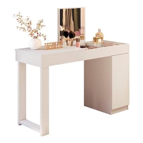 Escrivaninha Penteadeira Camarim Madrid Branco Fosco - Mobler Branco Fosco