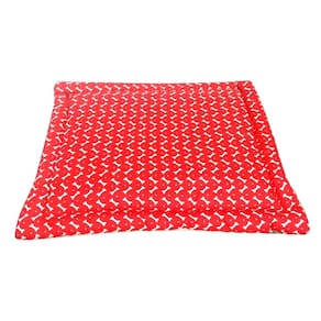 Colchonete Pet Camas para Cachorros e gatos vermelho tam P