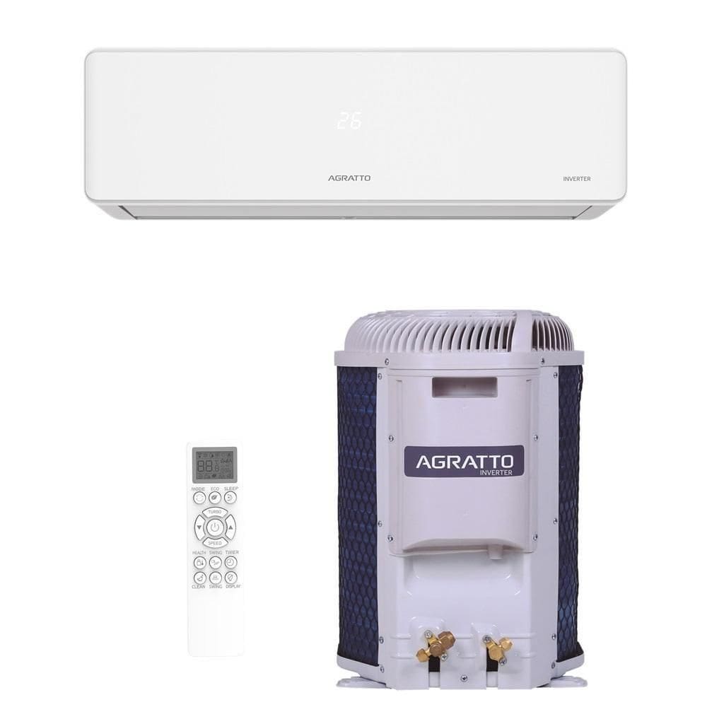 Ar Condicionado Split Agratto Hi Wall Fit Top Inverter Btu/h Frio Monofasico Branco FICST9F-02 220V
