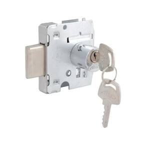 Fechadura Blindex Vidro Porta De Bater Lingueta Redondo
