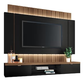 Home Suspenso Illusion Preto-castanho Para Até 55? - Hb Móveis Preto-castanho