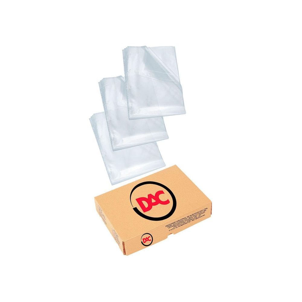 Envelopes Plásticos Médios Ofício Sem Furo 600Un Dac