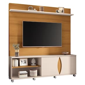 Estante Home Theater Luxor Cinamomo-off White Para Até 65? - Hb Móveis Cinamomo-off White