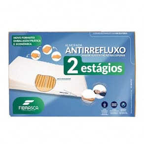 Travesseiro Antirrefluxo 2 Estágios Branco - Fibrasca Branco