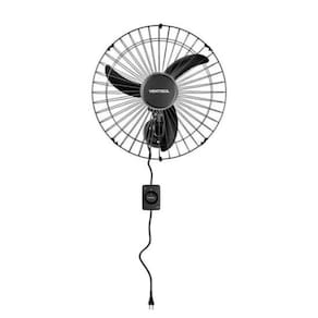 Ventilador De Parede Ventisol Oscilante 50cm Aço Preto Bivolt [f002]