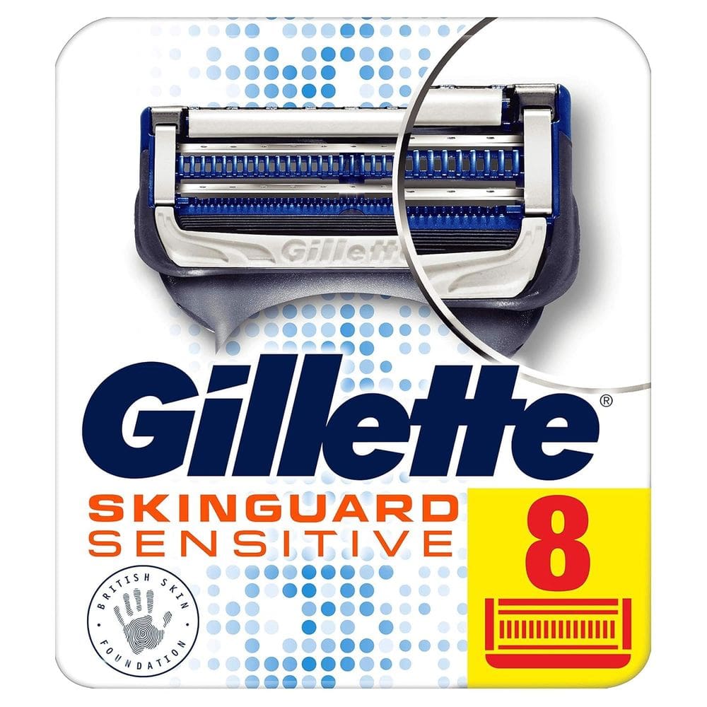 Razor Blade reabastece Gillette SkinGuard Sensitive Men x8