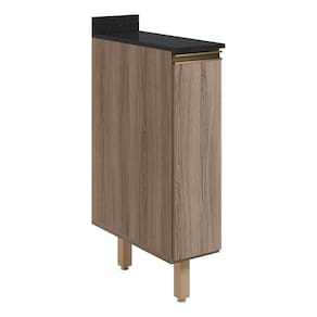 Balcao Com Tampo 1 Porta 20cm Mdf 16796 Carvalho Toq Carvalho Toq Nicioli