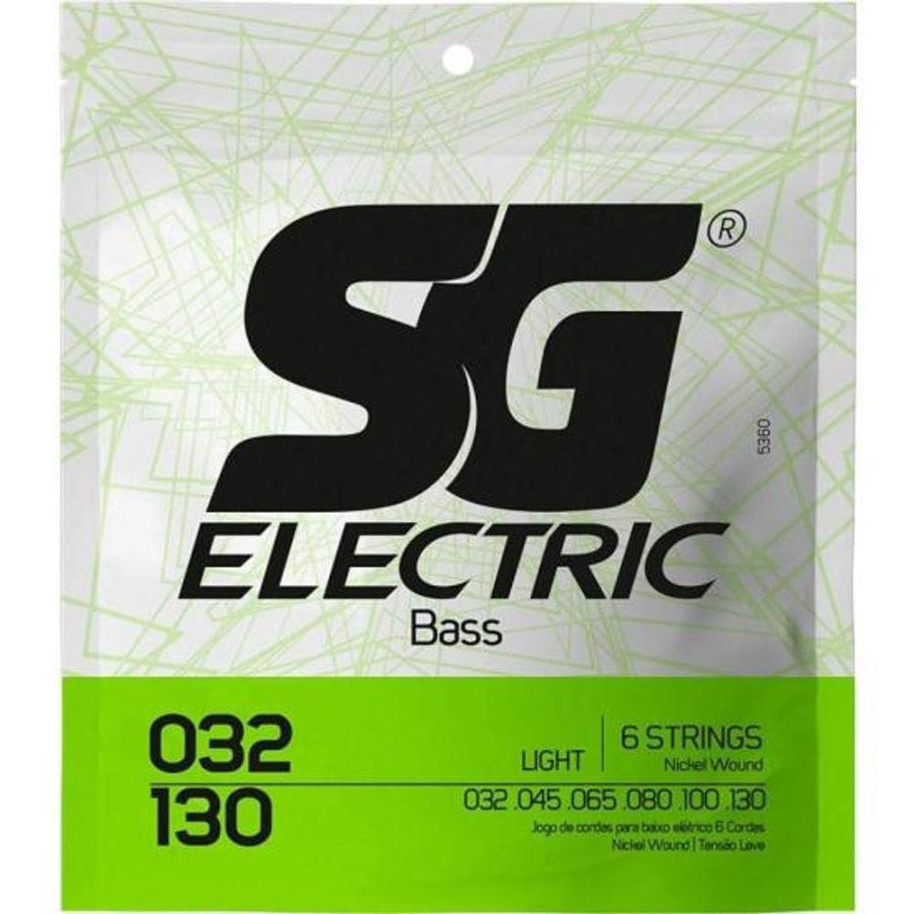Encordoamento Para Baixo 6 Cordas Light Sg [f002]