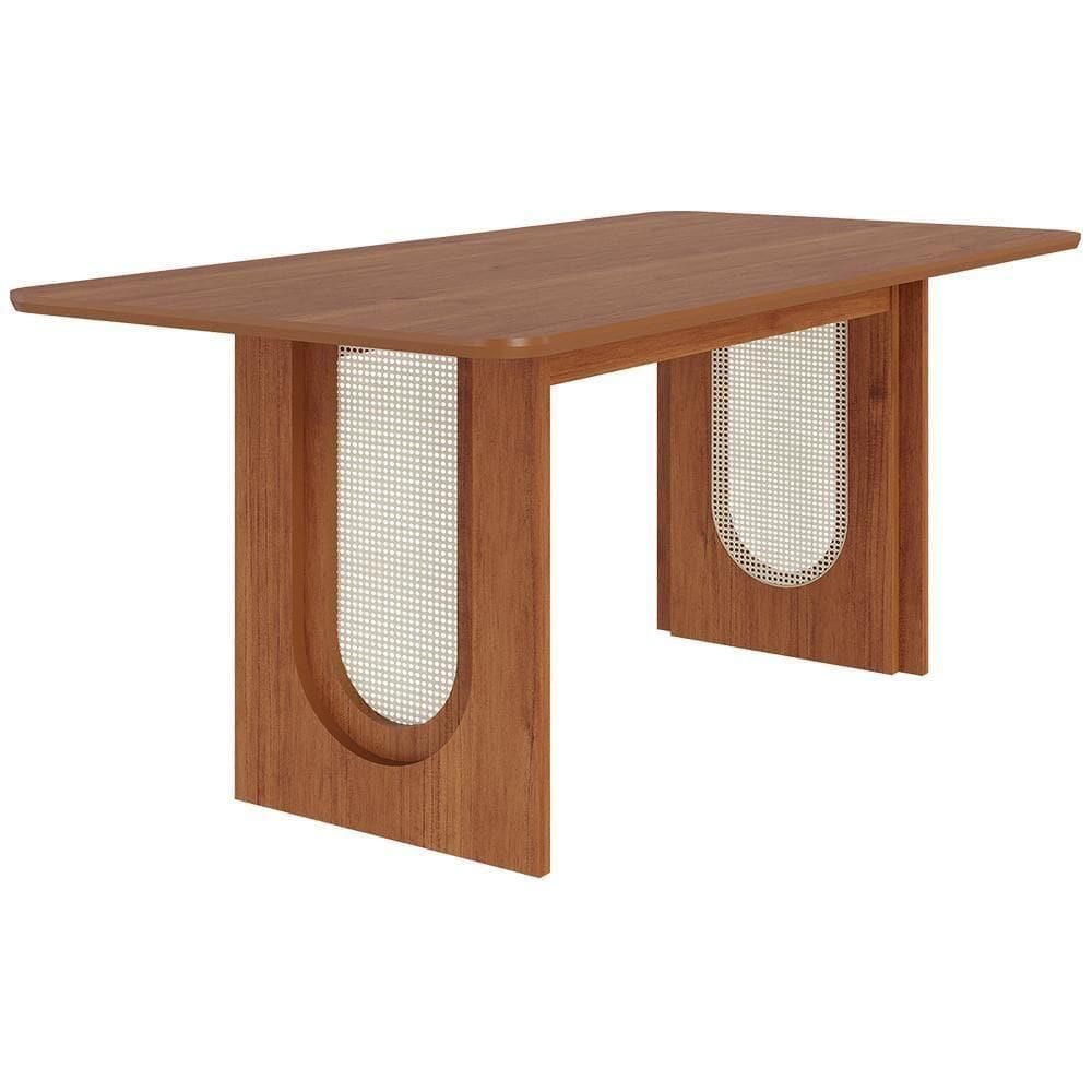 Mesa De Jantar Retangular Valentina 180x90 Cinamomo Com Tampo Em Mdf - Cimol Móveis Cinamomo