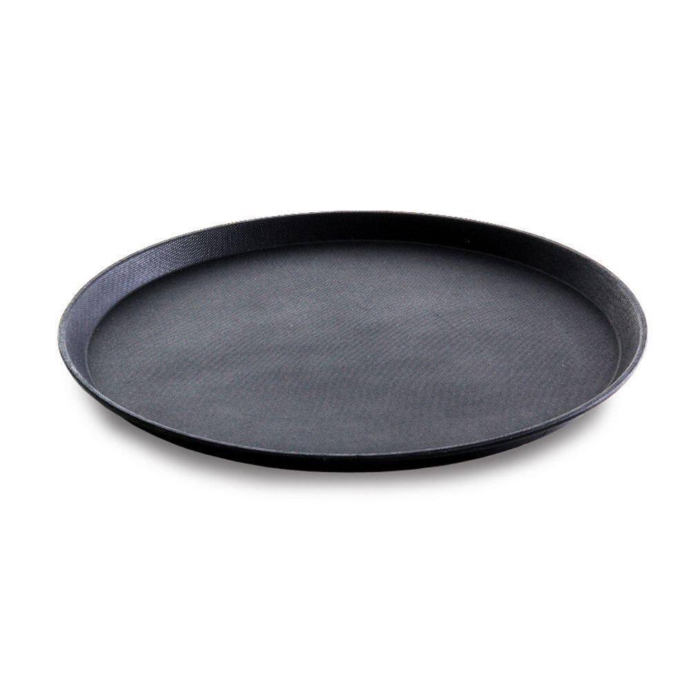 Kit 06 Bandeja Redonda Antiderrapante Para Servir 40Cm