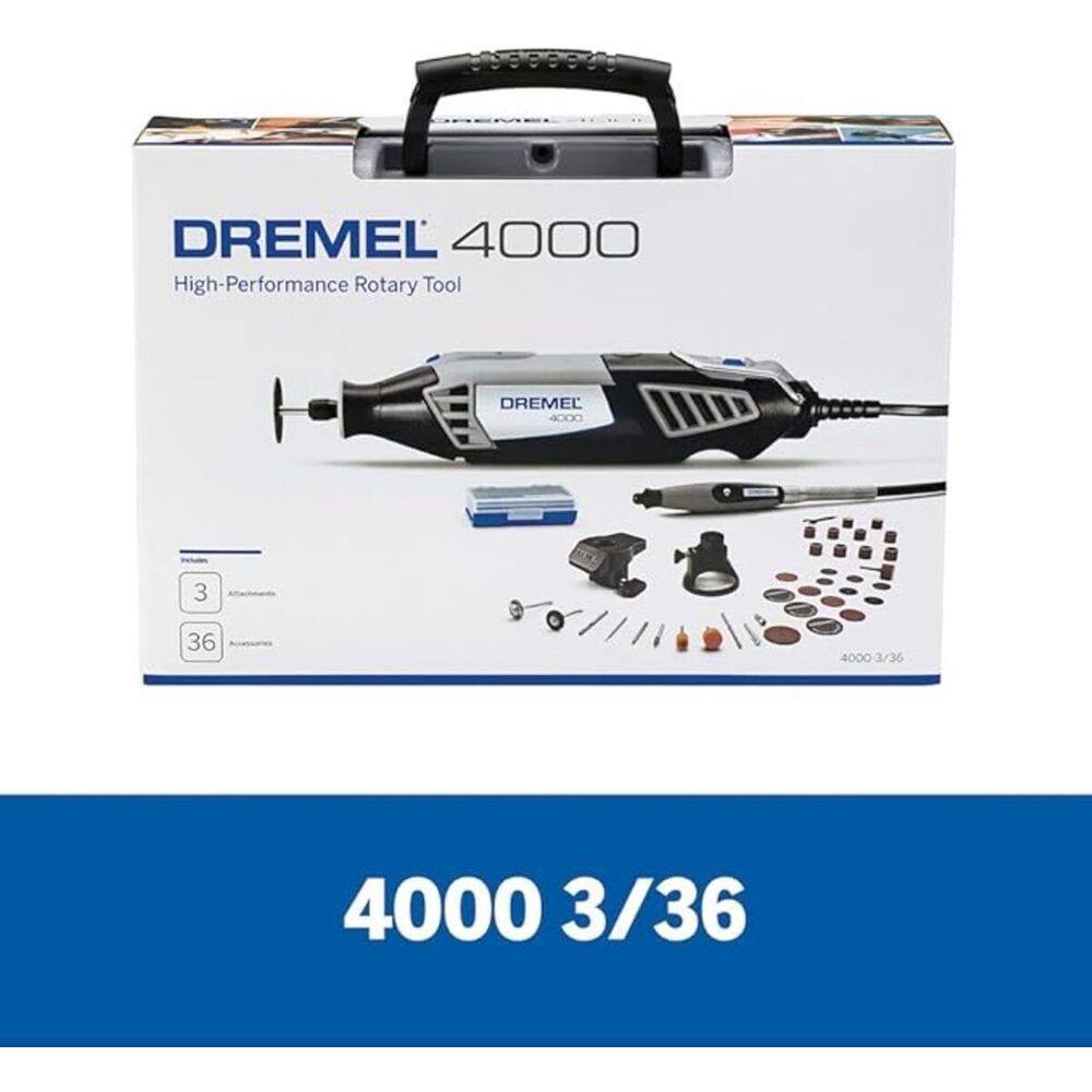 Micro Retífica Dremel 4000 127V 3 Acoplamentos 36 Acessórios