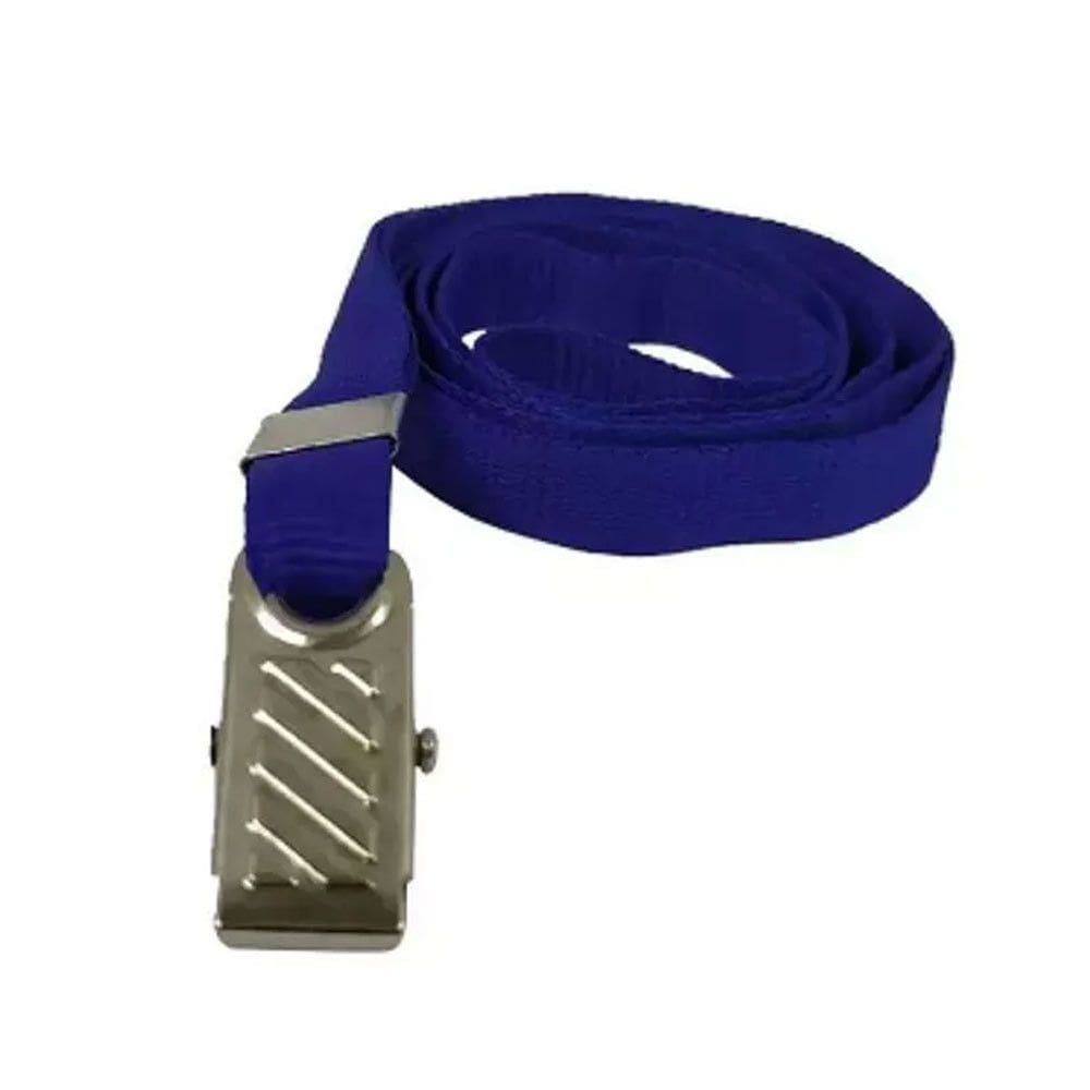 Cordão para Crachá com Presilha Azul - Mares