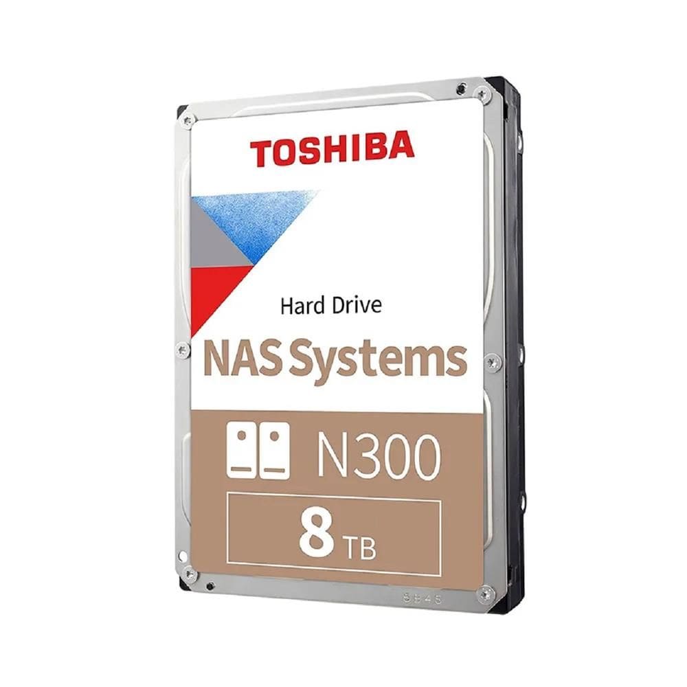 HD Toshiba N300 NAS, 8TB, 3.5, 7200RPM, Sata III 6GB/s, Cache 512MB, HDWG780XZSTA