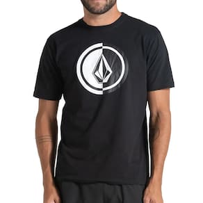 Camiseta Volcom Mega Circle WT25 Masculina Preto