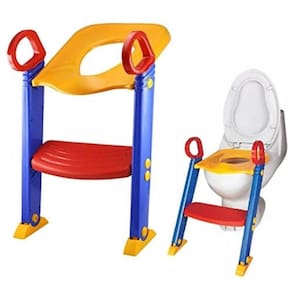 Escada Redutor De Assento Infantil Troninho Ajustavel Para Vaso Sanitario Pinico Portatil Ideal Para Desfralde Em Casa