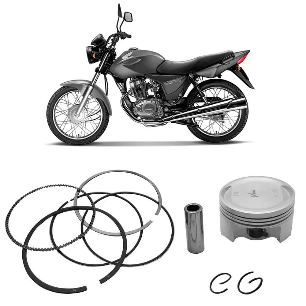 Kit Pistão Anel 0.50 CG 150 NXR 150 Bros Vini Controlflex