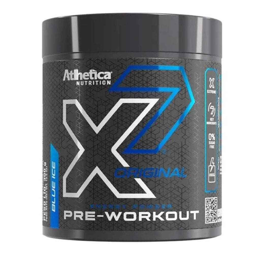 X7 Pre Workout   300G  Atlhetica Nutrition Blue Ice