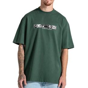 Camiseta Volcom Comfort Critter WT25 Masculina Verde Escuro