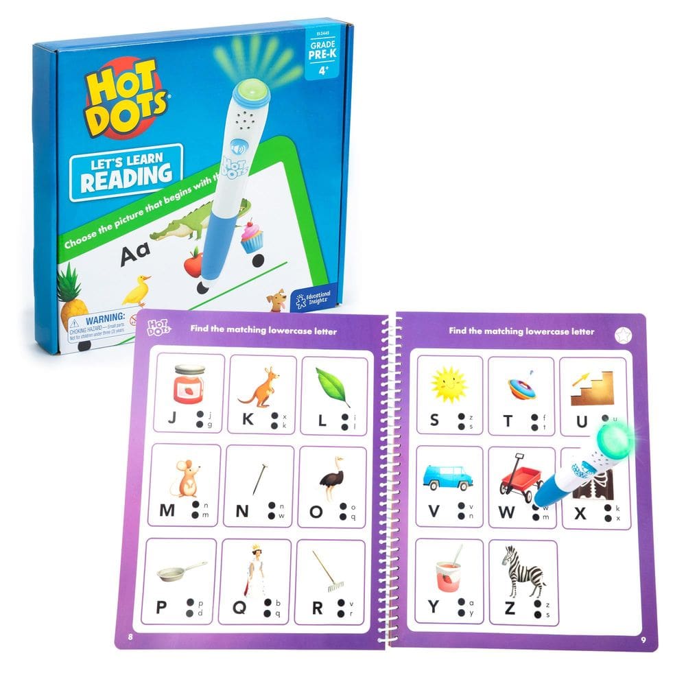 Pasta de trabalho Educational Insights Hot Dots Let`s Learn Pre-K