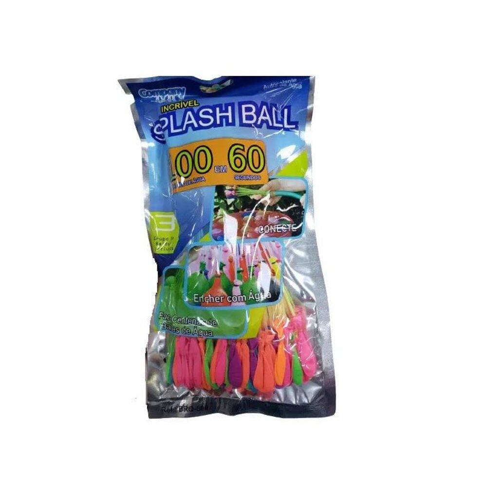 Kit 4 Pacotes Splash Ball Bexigas Balão Para Encher De Água