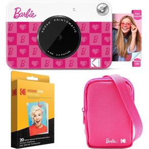 Câmera Digital Kodak x Barbie Printomatic + Estojo + Papel