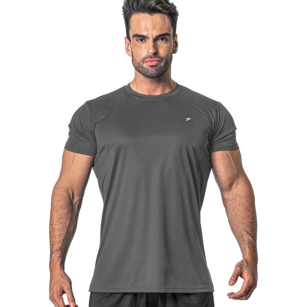Camiseta M/C New Basic 04406-Ch - Cinza P