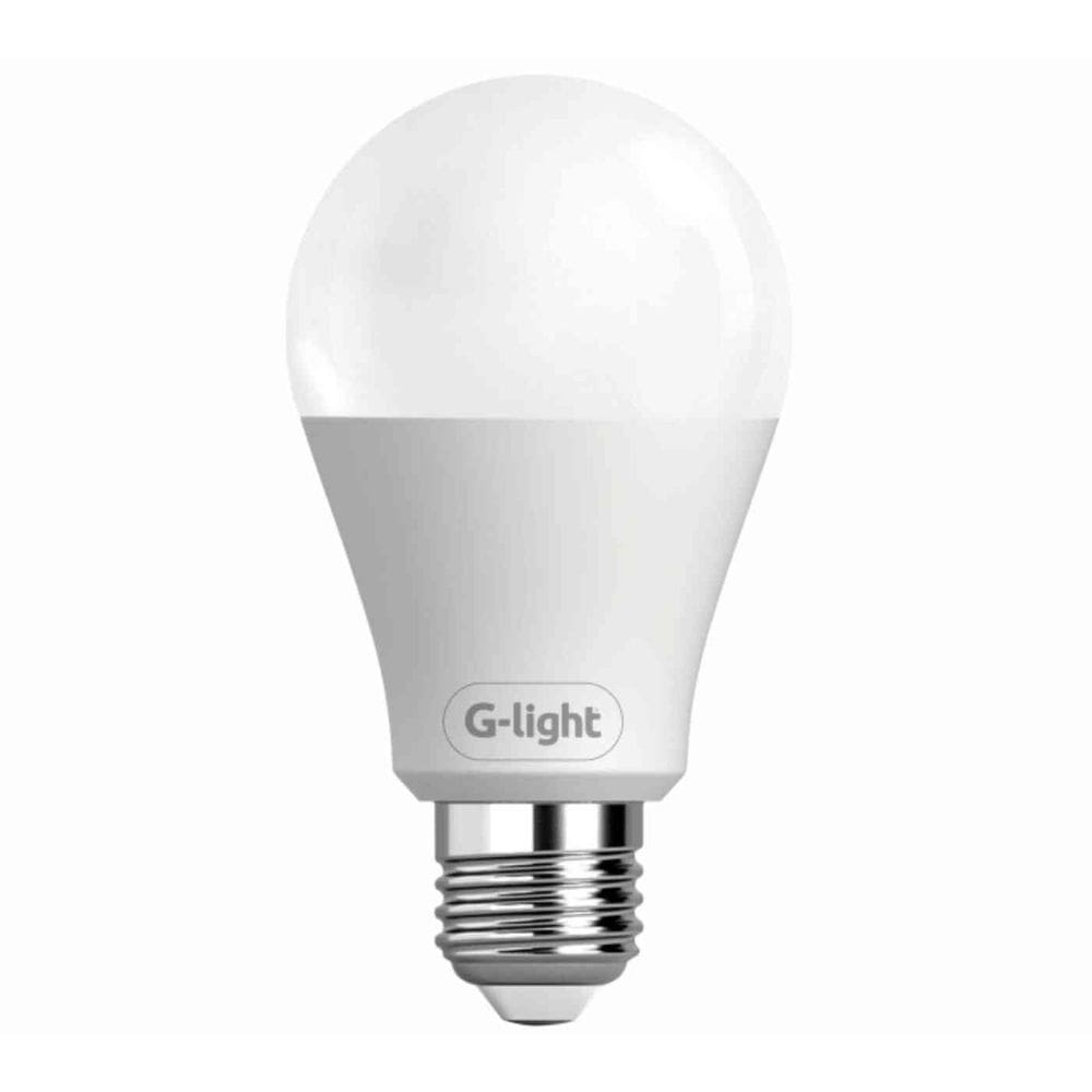 10 Lâmpadas LED A60 9W 6500W E27 Autovolt G-light