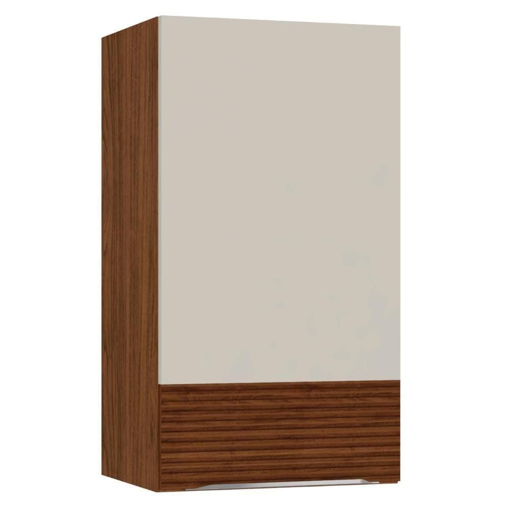 Armário De Cozinha Aéreo 40cm Dora Z06 Nogueira/off White - Mpozenato