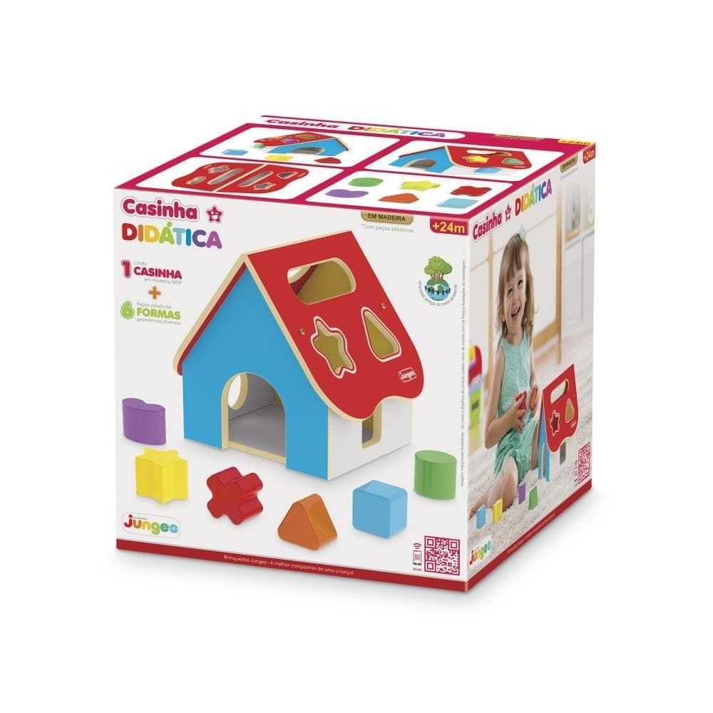 Brinquedo de Encaixar Casinha Didática - Junges