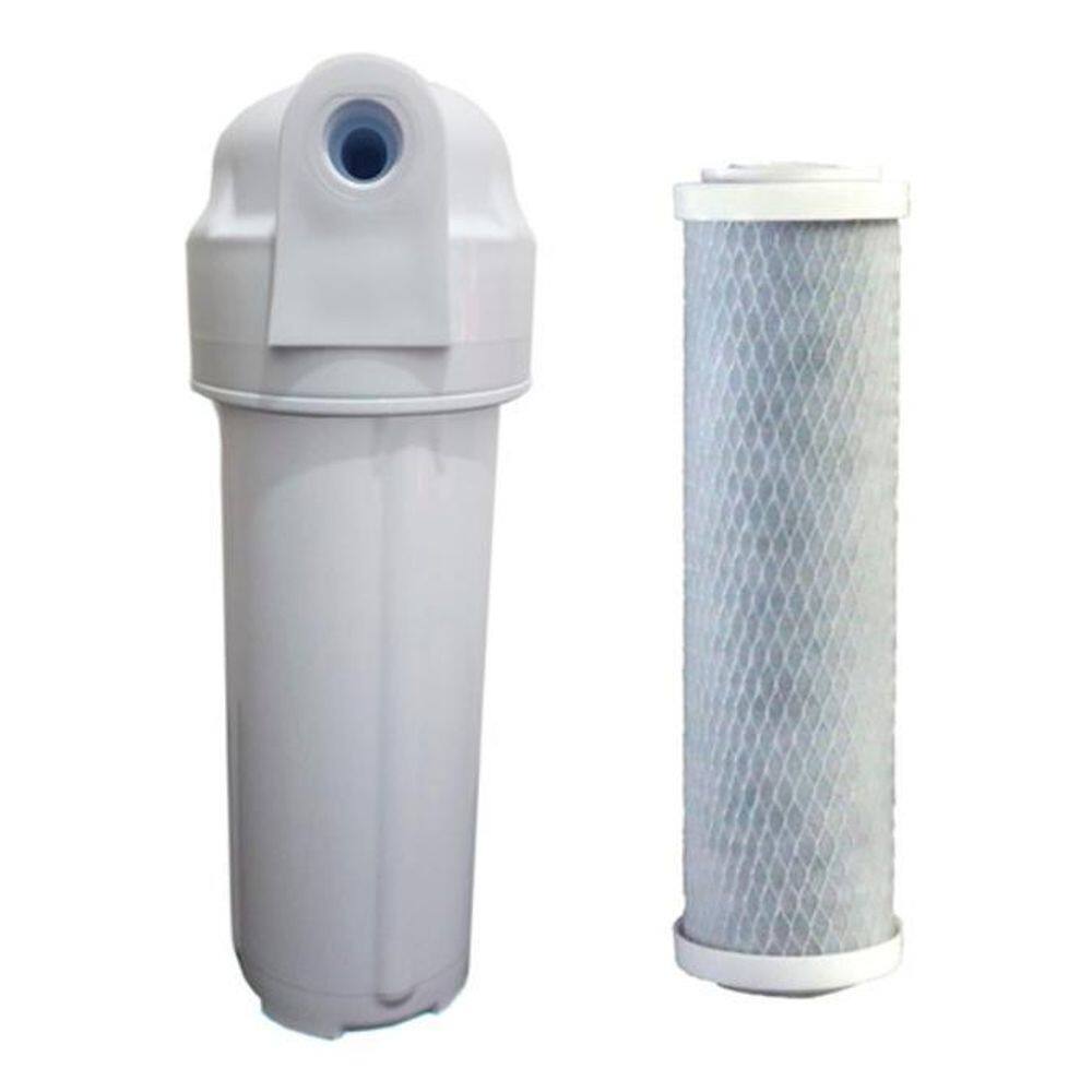 Filtro Carcaça 9.3/4 + Refil De Carvão Ativado -Ponto De Uso