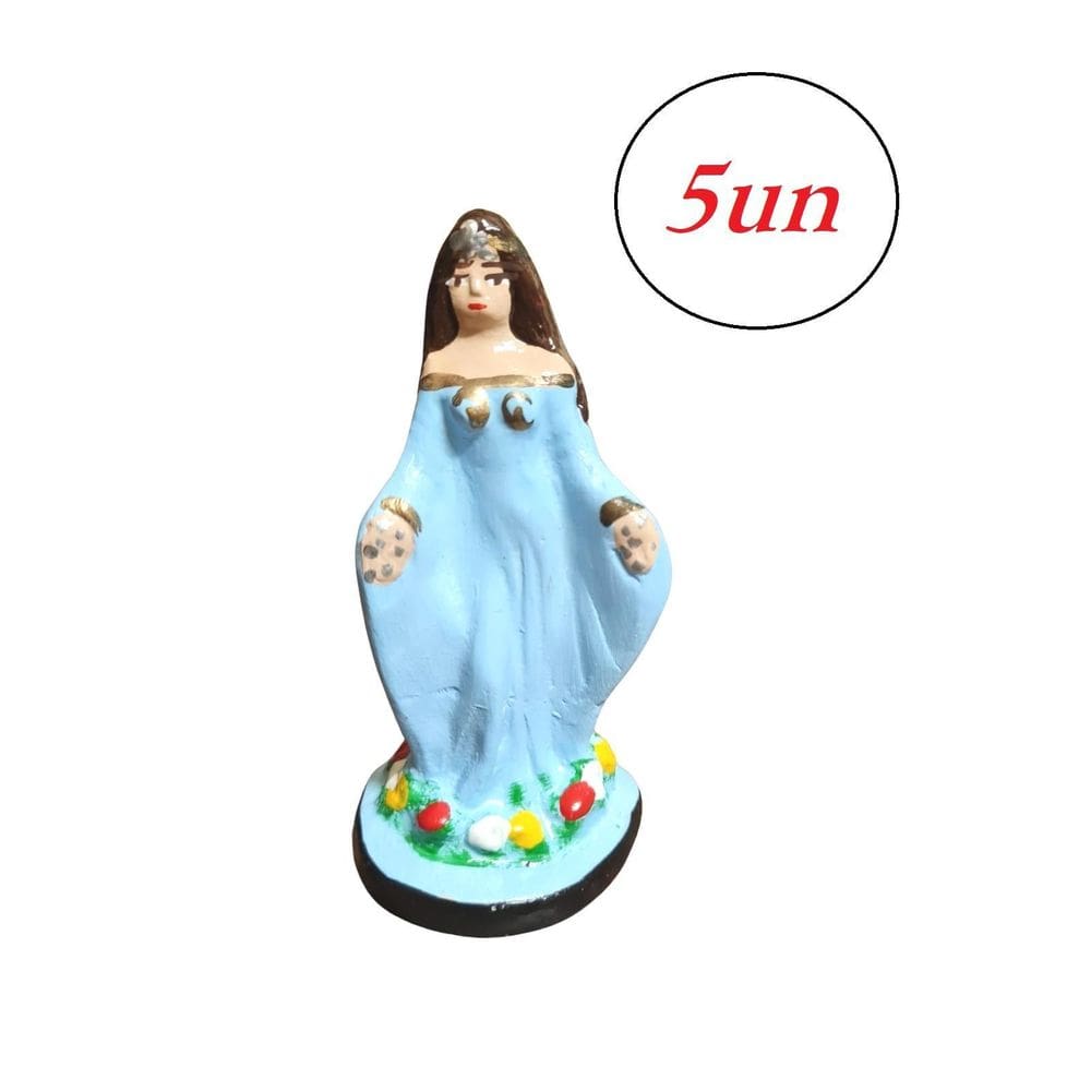 Estatua Imagem Orixas - Iemanjá - Iemanja Gesso Kit 5Un