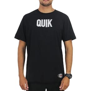 Camiseta Quiksilver Emb Quik Outdoor WT25 Masculina Preto