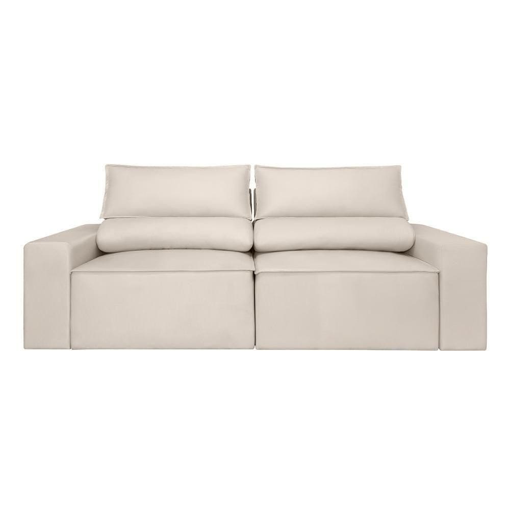 Sofá Retrátil-reclinável 1,50m Confortável Balaqui Decor Bege