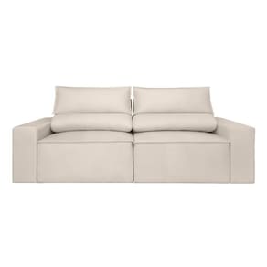 Sofá Retrátil-reclinável 1,50m Confortável Balaqui Decor Bege