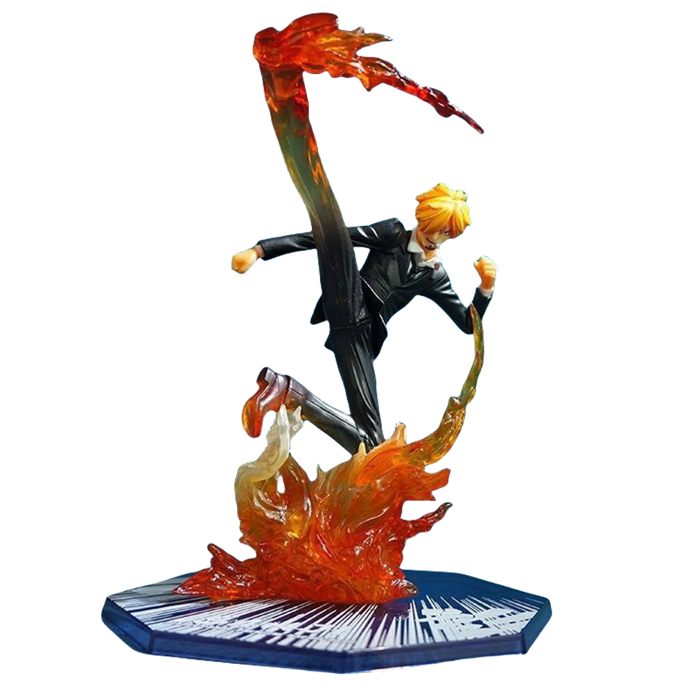 Boneco de ação Sanji Fight Anime One Piece PVC 18+ Years