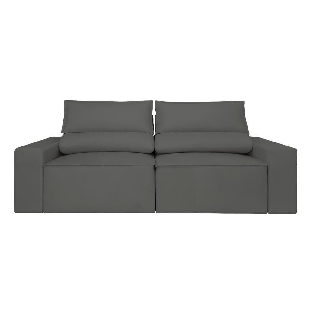 Sofá Retrátil-reclinável 1,80m Confortável Balaqui Decor Cinza