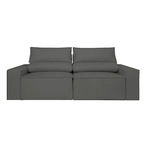 Sofá Retrátil-reclinável 1,80m Confortável Balaqui Decor Cinza