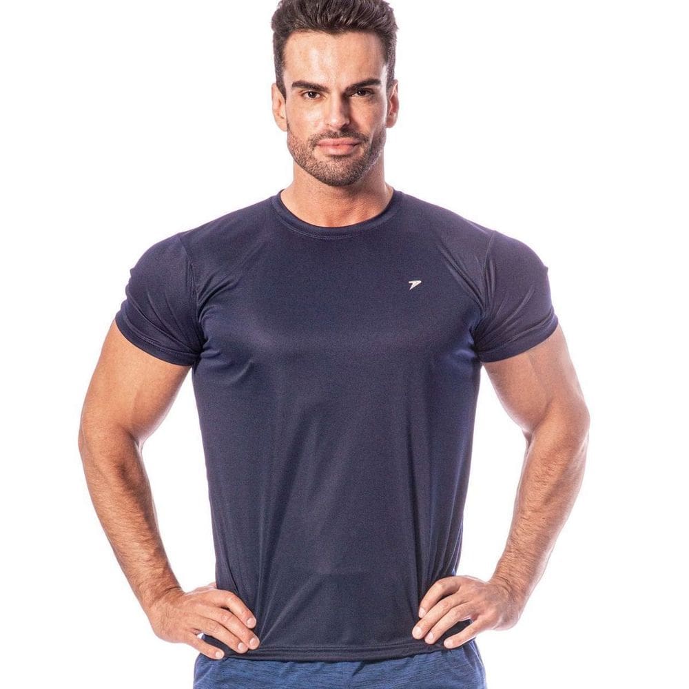 Camiseta M/C New Basic 04406-Mr - Azul Marinho P