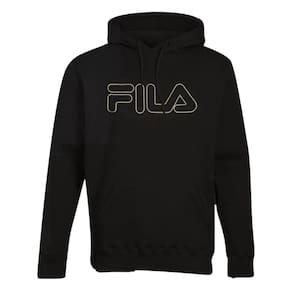 Moletom Fila Com Capuz Letter Outline Winter F11l238- - Preto G