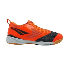 Chuteira Futsal Max 1000 Ecoknit 124223-3300 - Laranja/Preto 43