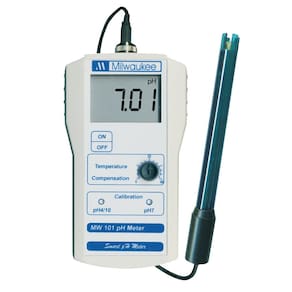 Medidor de pH Milwaukee MW100 Economy Portátil LED 0.0-14.0 pH