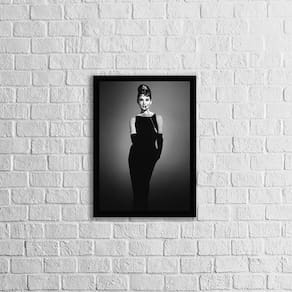 Quadro Audrey Hepburn Bonequinha De Luxo 24X18Cm