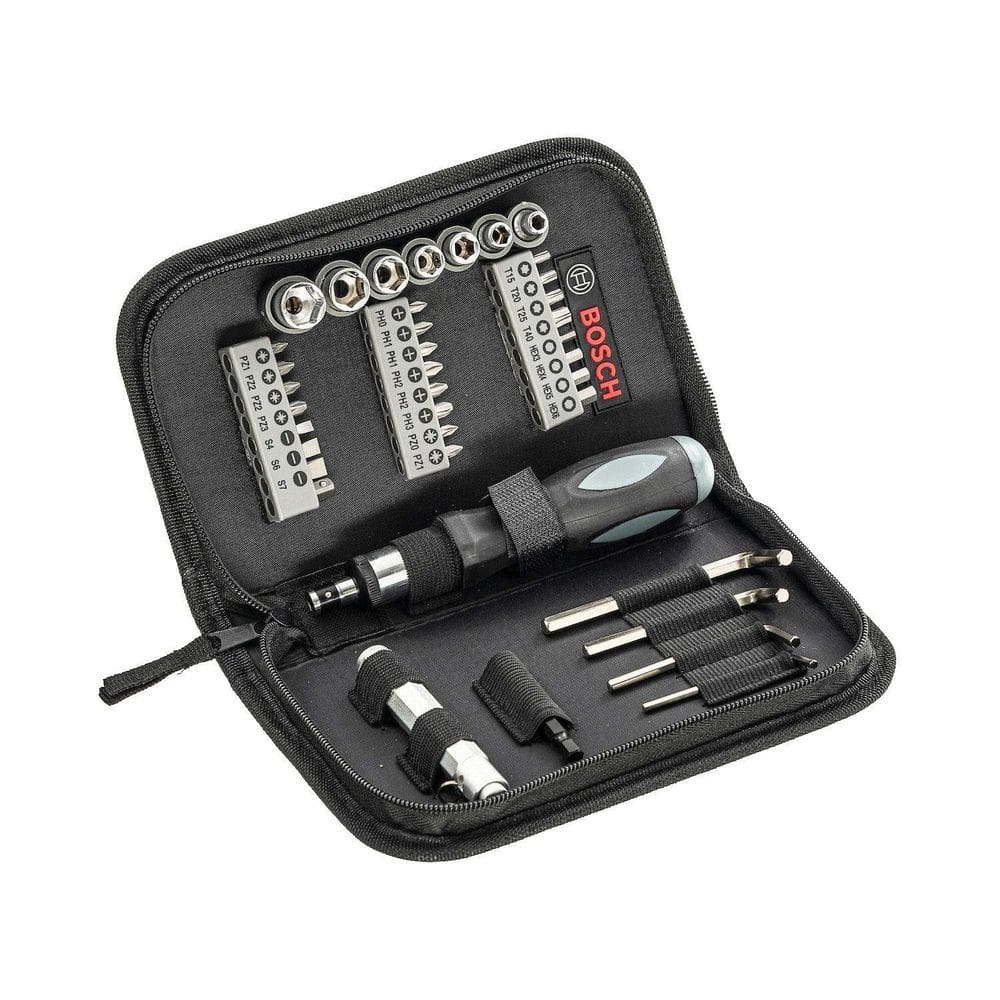 Jogo De Bits e Soquetes Bosch 38 Peças