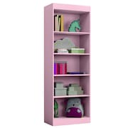 Estante Livreiro Office Organizador e Multiuso 4 Prateleiras Rose J&A