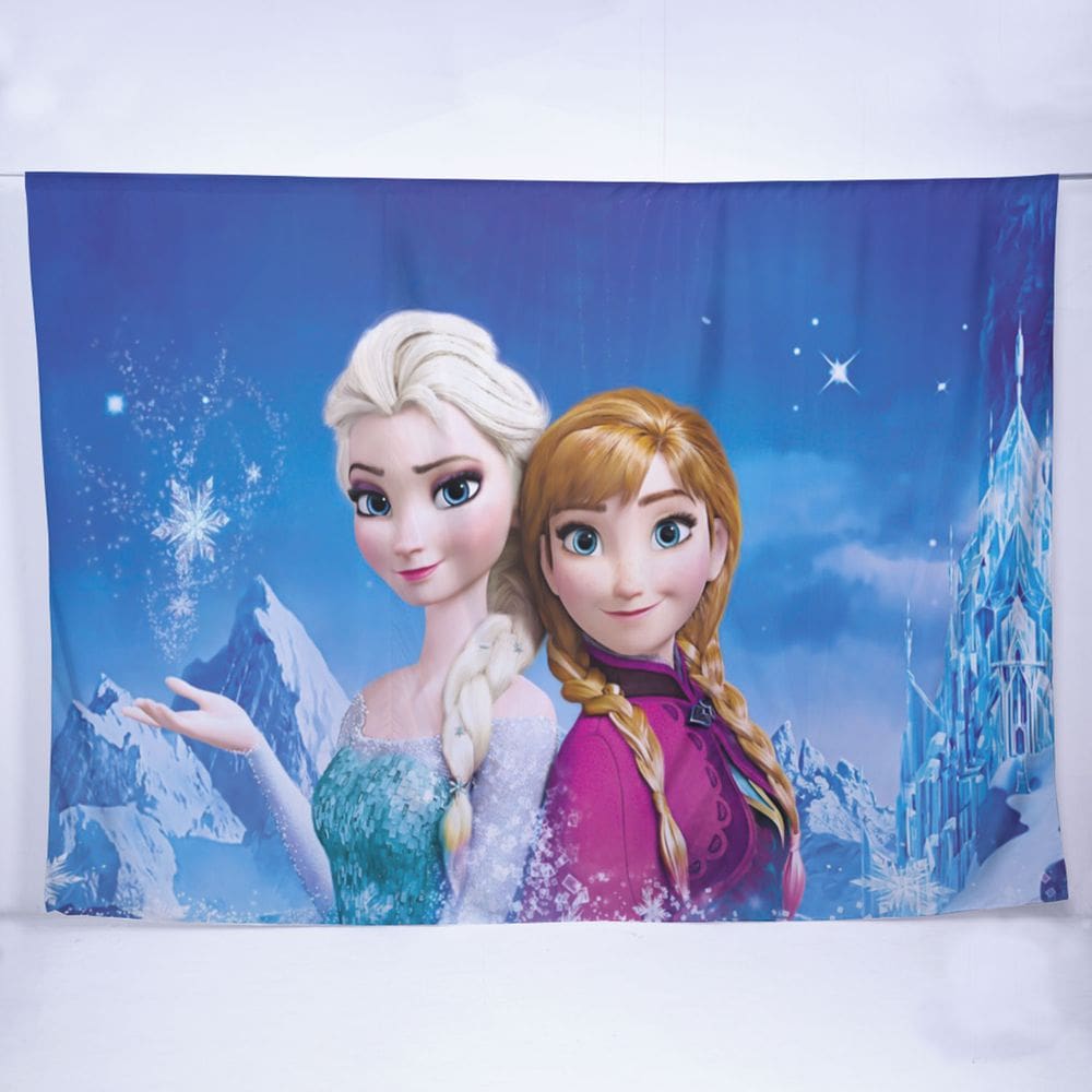 Painel de Festa Retangular Frozen Diversas Medidas - Fera Print